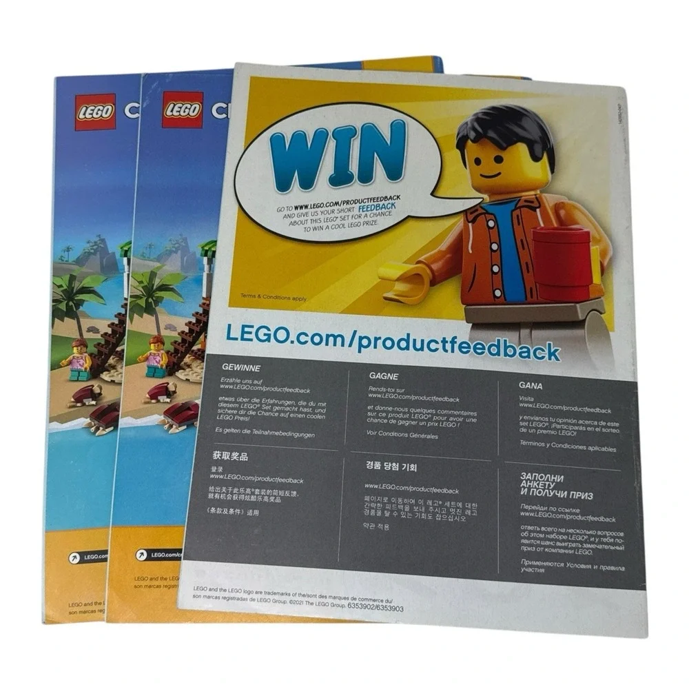 Lego Creator 31116 Instructions Manual Booklet ONLY Safari Treehouse Replacement
